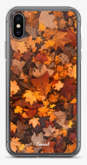 Fallen Leaves Iphone Case - Hojas De Otoño Marrones #1488222