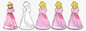 Princess Peach Vector Drawing By Juliannb4 - Princess Peach Brawl Dress #1488498