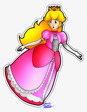 Princess Peach Sticker - Cartoon #1488523