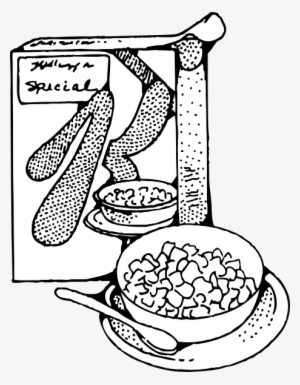 Cereal And Milk Clip Art Free Vector - Cereal Clip Art #1488607