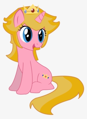 Serginh, Female, Mare, Mario, Nintendo, Ponified, Pony, - Princess Peach As A Pony #1488866