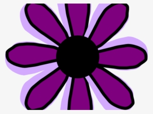 Purple Flowers Clipart - Violet Flowers Clipart #1488875