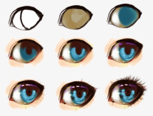 Eye Step By Step By Ryky - Digital Painting Anime Eye #1489048