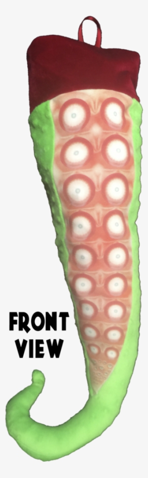 Solstice Tentacle Stocking Front View - H. P. Lovecraft Historical Society #1489653