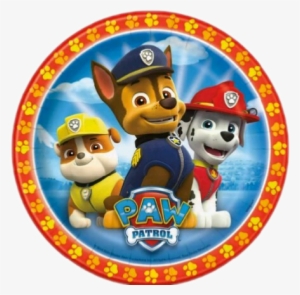 Marshall Chase Rubble Paw-patrol Best Friends - Paw Patrol Dessert Plates, 8ct #1490458