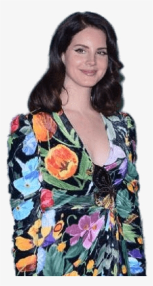 Lana Del Rey Flower Dress Png - Girl #1490560