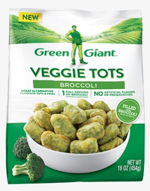 Product 10413d Gg Bag Broccoli Stretched Filled - Green Giant Broccoli And Cheese Tots #1490826