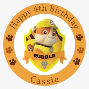 Paw Patrol Rubble - Paw Patrol Characters Rubble #1491042