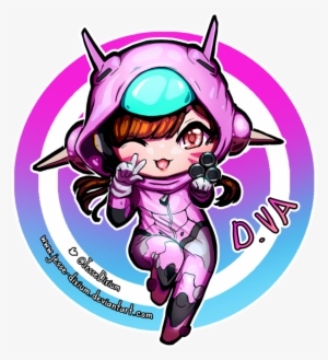 D Va Kigurumi Chibi Overwatch Fan Art - Overwatch Chibi D Va #1491062