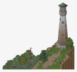 The Cliff-lighthouse Area - Lighthouse On A Cliff Png #1491730