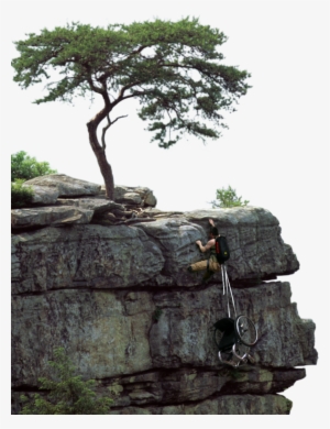 Disabled Man Climbing A Cliff - Synthesis:weave By Deane Saunders-stowe #1491754