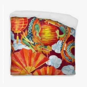 Chinese Dragon Watercolor Seamless Pattern - Arte Da Guerra - O Tratado Militar Mais Antigo Do Mundo #1491980