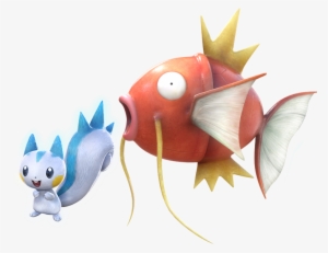 Pokken Pachirisu And Magikarp - Magikarp Png #1492514