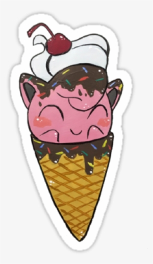 Ice Cream Jigglypuff By Owlybit - Cartoon #1492704