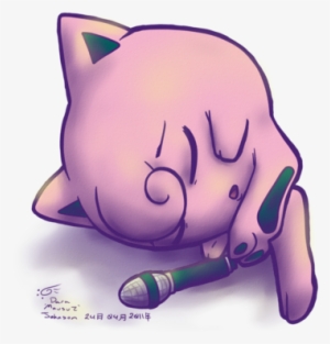By Parallelpenguins On Deviantart - Jigglypuff Sleeping #1492871
