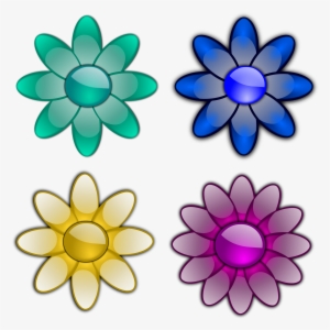Vector Freeuse 3 Flowers Clipart - Flowers Clip Art #1493079