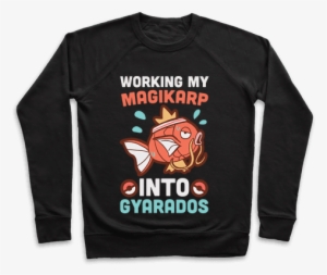 Working My Magikarp Into Gyarados Pullover - Pennywise X Mr Babadook #1493265