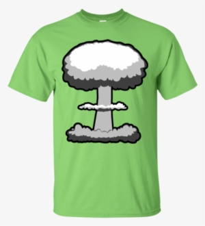 Mushroom Cloud Graphic T-shirt - Atomic Bomb Clipart Png #1493450