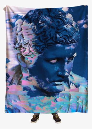 Distorted Visage Blanket - Product #1493611