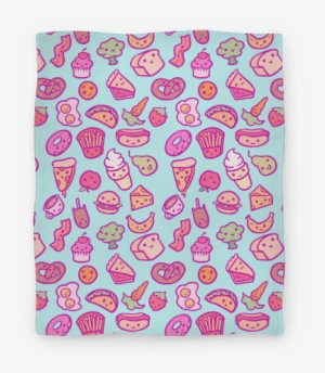 Cute Foods Blanket Blanket #1493667