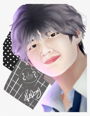 Kim Taehyung By Nekoxdraws On Deviantart Picture Transparent - Painting #1493834