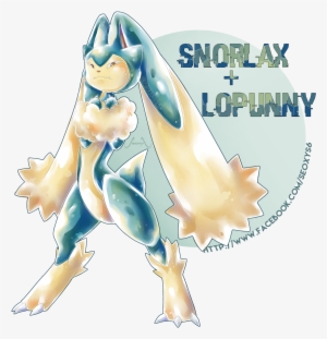 For More Of My Pokémon Fusion Or Artworks Follow Me - Lopunny Snorlax #1493953