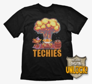 Dota 2 T-shirt The Techies Mushroom Cloud Ingame Code - Bioshock T Shirt #1494124