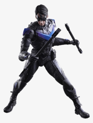 Nightwing Arkham Knight Png Banner Black And White #1494281