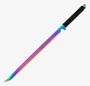 Rainbow Sword By Bnka On Deviantart Svg Free Stock - Rainbow Sword Png #1494492
