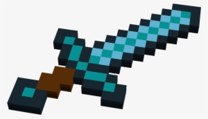 Minecraft Diamond Sword Png, Transparent Minecraft Diamond Sword Png 