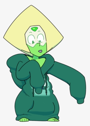 Green Plant Cartoon Leaf Vertebrate Fictional Character - Peridot Steven Universe Kawaii #1496178