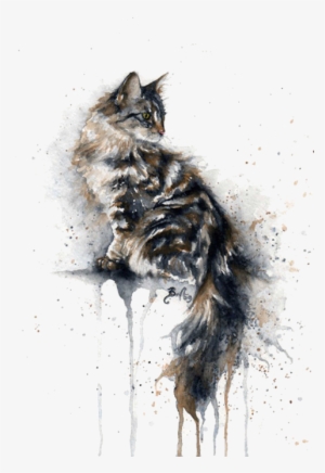Watercolor Cat #1496797