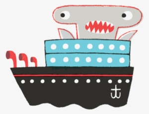 Hammerhead Ship - Tattly Temporary Tattoos / Animal Driver Set #1496885