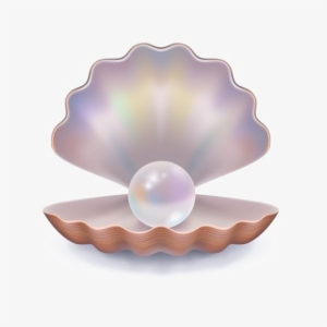 Pearl Background Png - Open Clam Shell Vector - Free Transparent PNG ...