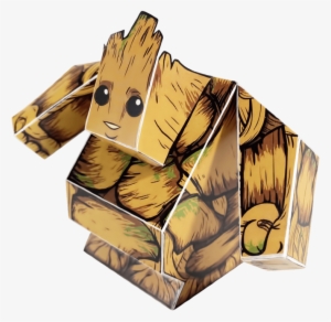 Groot, Rocket Raccoon And Baby Groot Set Of Diy Paper - Groot #1498058