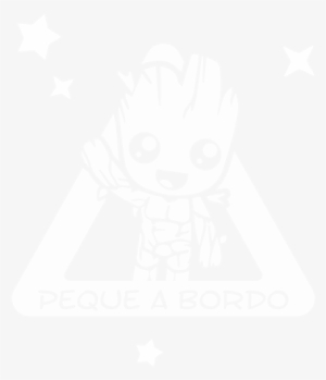 Baby Groot Icon Png Download - Pegatinas Bebe A Bordo #1498139