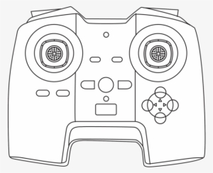 Sky Force Controller Propel Vector Black And White - Drawing #1498639