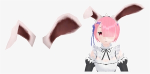 Rabbit Ears Png - Mmd Bunny Ears Dl #1498689