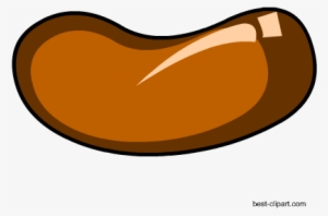 Free Brown Jelly Bean Clip Art - Easter #1498957