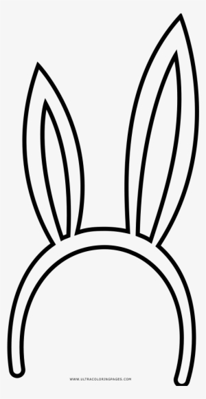 Bunny Ears Coloring Page - Rubber Stamping #1498960