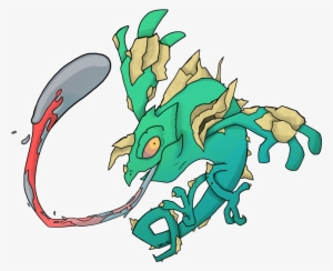 Chameleon-like Creature - - Cartoon #1498975