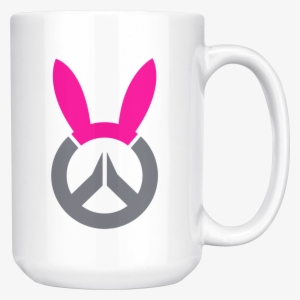 Va Bunny Ears Logo Mug - Overwatch Icons #1499029