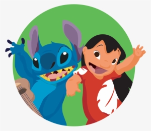 Lilostitchicon - Disney Lilo & Stitch Movie Cover Silver Pendant #1499136