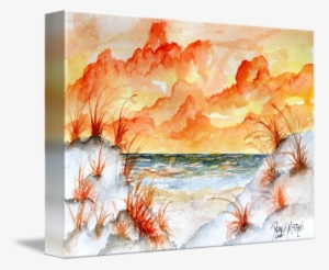 Graphic Free Stock Beach Painting Art Print By Derek #150034