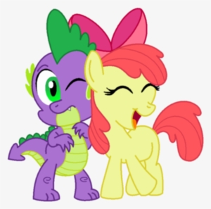 Mlp Apple Bloom X Spike #150083