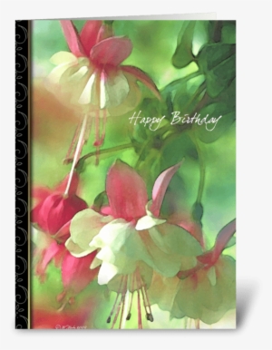 Spring Blossoms Birthday Card Greeting Card - Blossoms-missing You Greeting Card #150618