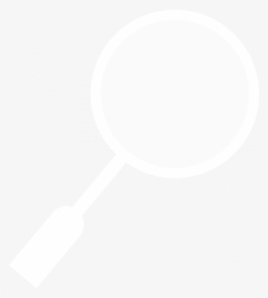 Magnifying Glass White Icon - Utz Certified #150622