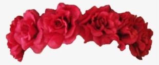 Flower Crown Transparent Overlay - Red Flower Crown Png #150642
