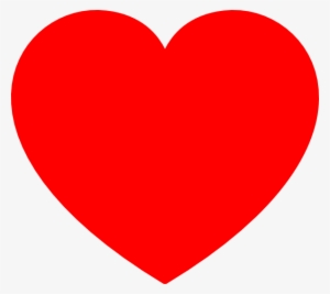 Red Heart Clip Art - Love Heart #150858