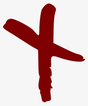 Red Hand Drawn Cross Clip Art At Clker - Red Cross Hand Png #151025